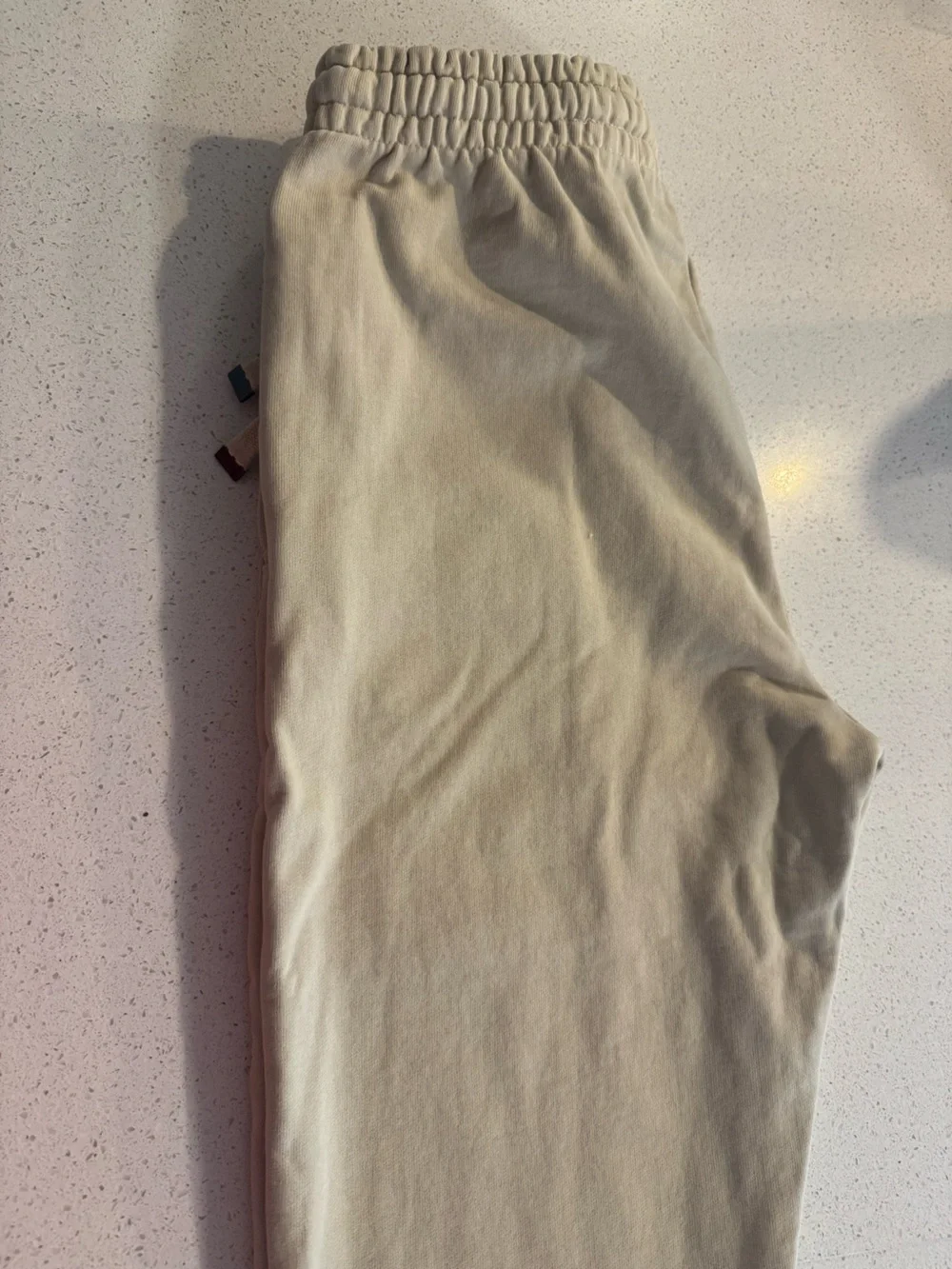 TALENTLESS Cream Drawstring Joggers, Brand New